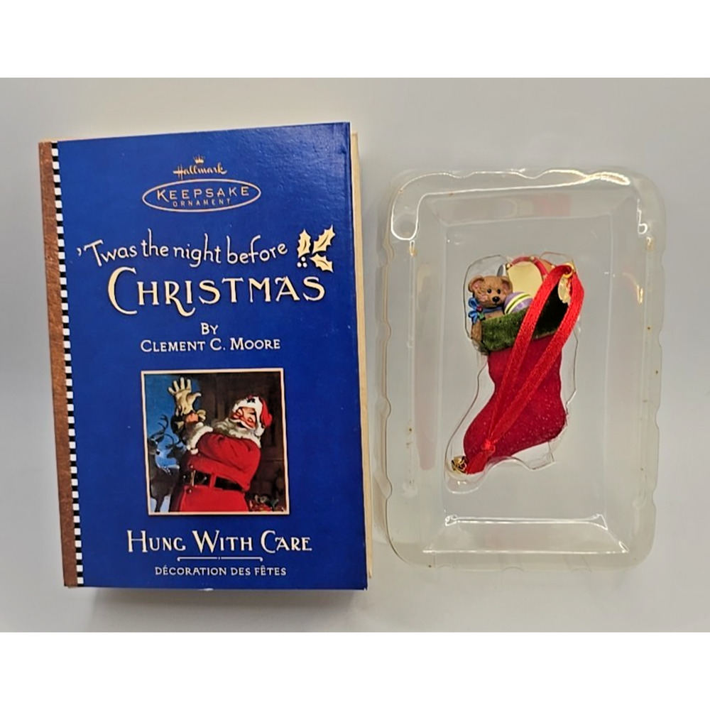 Hallmark 2001 Twas the night before Christmas Hung with Care U129